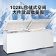 海尔海尔冰柜商用大容量1028L/829L/719L/830L家用冷藏冷冻两用1键转换-38度超低温冷柜海鲜速冻保鲜柜 纯白 1028L 1028T