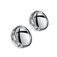 
Huajie Reverse Mirror Small Round Mirror Rear View Mirror Car Reverse Auxiliary Mirror Reflector Mirror Blind Spot 360 Degree Ultra-Definition Suction Cup Silver [Pair]