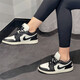 Nike Air Jordan 1 Low AJ1 Black and White Retro Panda Retro Retro Anti-Slip Resistente al desgaste resistente a los zapatos de baloncesto All-Match FB9893-101 Blanco y negro 36.5 (230 mm)