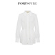 PORTSPURE women's spring and summer new long-sleeved shirt RT3B040EWD042 BRIGHT WHITE M