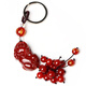 Feng Shui Pavilion Red Agate Pixiu Key Chain Bag Pendant Men and Women Fashion Personalized Car Key Decoration Gift Gift Red Agate Pixiu Key Chain