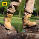 Cat Carter Big Big Yellow Boots Boots Martin Boots Hombres de acero para hombres Cabezales de alta colisión resistente a los zapatos alto P89162O1BDC25 Amarillo 42