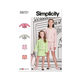 SIMPLICITYSS9721HH Girls Jacket Skirt and Shorts