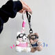 Star Dream Bear Doll Pendant Plush Doll Doll School Bag Backpack Pendant Keychain Small Gift Birthday Gift Pink Sweater Swimming Goggle Bear