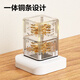 得力（deli）立式插座 插排/排插/插线板/接线板/拖线板 总控8位+2USB+2TYPE-C全长1.8米 过载保护 LU5052
