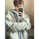 7 hochwertige Jacken für Herren Frühlings- und Herbststil Pilot-Schulterpolster Trendy Workwear Trendy American High Street Baseball Uniform Jacke Ltt-7374 Gray L.