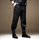 Soul-Yuan American functional casual pants for men's spring and autumn sports hoodies trendy spliced ​​harem pants with Martin boots White [regular] 2XL [180-200Jin [Jin equals 0.5 kg]] loose version