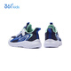 
361 children's shoes children's running shoes 25 autumn boys and girls 3-14 years old cushioning campus sports shoes Blue 37