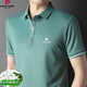 Pier Cardin Brand Mulberry Silk Camiseta de manga corta Summer Hombres delgados de la solapa de negocios del verano Polo Paul