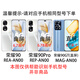 豪丫荣耀90GT直屏版手机壳翻盖Honor90Pro镜头全包荣耀90前搭磁吸扣软硅胶套防摔保护仿真牛皮 荣耀90(REA-AN00) 黑灰复古皮纹