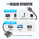 Shanze HDMI to VGA cable HD video converter screen projection adapter computer laptop box connected to projector TV monitor video cable 1.5 meters SHV15