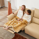 
Zhihuashi First Class Zero-Back Wall Cream Living Room Fabric Ecological Leather Electric Function Sofa 11973 Shuguang Gray (Ecological Leather) Single Person 87cm-Manual Shakeable