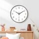 BBA wall clock living room simple clock wall hanging fashion home bedroom living room clock hanging watch quartz 26cm white