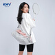 KMV sports fitness bag women's bag small dry and wet separation diagonal short-distance travel bag swimming storage training gray pink 18L fitness version medium size