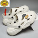 G. DuckKids Chaussures pour enfants 2025 Été Nouveau style Boy's Slipers Slippers For Mid-Garge pour enfants Anti-slip Soft Sole Sports Beach Grey [Picture principale] 38