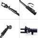 YUNTENG 188 Tragbarer Selfie-Stand-Einbein-Selfie-Stick-Handhalter Handy Ständer Kamera Mobiltelefon Ständer Selfie Purple 9928 Stativ integriert