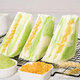 Taro -Paste, Fleisch Floss Sandwich, Avocado -Geschmack Toast Brot, Frühstück Ganzkastenmahlzeit Ersatz für Studenten und Büroangestellte, um ihr Verlangen zu befriedigen, Taro Paste Aroma + 8 Avocado 1050g