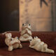 Mianxiaocheng coarse pottery Buddhist Zen frog frog small tea pet handmade tea tray ornaments can raise creative tea play kung fu tea set tea ceremony lying flat little cute frog