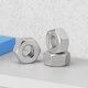 Jinggong 304 stainless steel hexagonal nut stainless steel nut hexagonal screw nut nut DIN934 M16 (2 pieces)