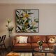 FACAI Persimmon Ruyi meaning good art retro light luxury living room entrance decorative painting medieval style background wall square hanging painting