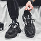 Changxiang Huili men's shoes for spring new thick sole anti-slip sports wear-resistant trend versatile work and work labor protection dad shoes for men black orange 42
