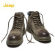 Jeep Boots masculinos Británicos Retro Martin Botas Midube Botas de trabajo Big Boot Boots Khaki