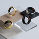 
RingConn Gen 2 Smart Ring Heart Rate Blood Oxygen Healthy Sleep Apnea Monitoring Waterproof Ring Frosted Black No. 6