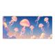 Three-color cat mouse pads with super large 2D landscape office desk pads gaming e-sports computer keyboard pads student dormitory writing mats can be customized high-value thickened lock edge anti-slip 12808 jellyfish 90 cm x 40 cm x 4 mm