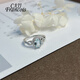 CAJJ Francois 1.2 carat aquamarine ring for women, jewelry gemstone 925 silver inlaid, natural colored gemstones, jewelry accessories, aquamarine ring size 12