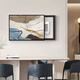 CLCEY modern simple electric meter box painting decorative painting light luxury abstract texture painting restaurant distribution box electric box hanging painting JD12392 60*50cm (block 50*40) left push and pull black frame