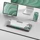 Beijimahu Jianlu S1 2.0 low-axis hot-swap mechanical keyboard three-mode wireless Bluetooth office 82-key ultra-thin adaptable to Mac flat ipad dual-system PBT keycap 2.4G wireless S1 2.0 low-axis-three-mode pluggable tea shaft