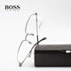 Hugo Boss frame men's classic business half frame casual versatile box 1289/F myopia glasses frame black 1289/F-003