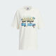 Adidas 阿迪达斯  SMR GFX TEE SS三叶草夏女子运动短袖T恤T桖 IW6296 2XL