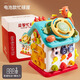 Silent emperor baby busy board Montessori early education educational toys hexahedral boy and girl game table 1-3 birthday gift house 2 Six-sided function busy house [more than 60 ways to play] Children's fine movements for one year of the year New Year gift