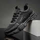 Qiaoyi waterproof anti-slip short boots 2024 spring and autumn men's wear-resistant work shoes versatile short-tube construction site work shoes men's sneakers spring and summer trendy men's shoes black size 41