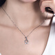 Pt.Charm new product Zodiac Oath Monkey platinum pendant fashionable women's pendant birthday gift for girlfriend platinum necklace If it is not in stock, it can be customized. Take 1.5g as an example
