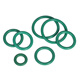 Jinggong (JINGGONG) fluorine rubber O-ring high temperature resistant sealing ring green o-type rubber gasket wire diameter 1.5/2/2.4/3.1-5mm outer diameter 16*2mm (10 pieces) fluorine rubber o-ring