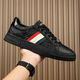 VERSACE JEANS COURTURE Fan Jia F Sizhe genuine leather casual lace-up high-end board shoes low top business high-end sports versatile breathable and odor-proof M9922 white and green single layer 39