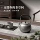 TILIVING Titanium Liwei pure titanium outdoor tea set set around the stove teapot portable kettle teapot complete set