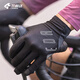 Lamparda's new bicycle cycling gloves for men and women, lightweight road bike mountain bike riding 6099 black XL