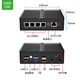 BICONTROL N5105 Puerto de red Quad Gigabit Router suave Soft N4000 Mini Computadora Host Máquina de control industrial integrada Tarjeta de red Silent I226 J4125 Módulo 4G Módulo Ros G30-N6210 Tarjeta de red cuádruple M.2 Estado sólido 4G Memoria 16G Estado sólido