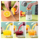 RSRDDY household portable juice residue separation spiral squeeze orange juice artifact orange juice squeezer