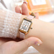 Julius Watch Damen Retro elegant vielseitig kleiner Platz Watch Student Frauen wasserdichte Quarz Uhr Pink JA-1478a