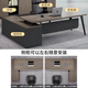 Xifu Boss Desk Manager Desk President Desk Executive Desk Simple Modern Single Executive Desk and Chair Desk Combination Gray Oak Boss Desk + Side Cabinet + Mesh Chair 160*80*74 2.5CM Desktop