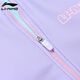 Li ning (li-anhing) nadadas infantiles niñas de mangas largas de manga larga de manga larga de tamaño mediano de una pie