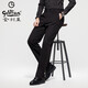 Goldlion Autumn and Winter New Men's Casual Pants Business Suit Pants Sheep Wool Straight Pants No-Iron Men's Fashion Black 81121 Black 81121 30