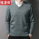 Hengyuanxiang Herrenhals-Nackenpullover verdickte Anti-auf-Hühnchen-Herzkragen Pullover Dad lässig warmes Basishemd leicht zu kaffee 6626 180/92A 155-170jin [Jin gleich 0,5 kg]