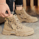 UQIAO Martin Boots Hombres de hombres High Top Summer grueso Camuflaje Camuflaje Zapatos de trabajo Desierto al aire libre Menores Agradables Zapatos para hombres Khaki [Modelo de venta caliente] 42