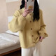 Lauaird韩系大码胖mm软糯感宽松毛衣外套女秋冬针织开衫洋气上衣300斤潮 黑色9901单件马甲 4XL码161-200斤