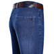 Jiujiuwang 2025 spring and summer new jeans men's middle-aged loose straight business high-quality trousers thin section B--3882 Deep Blue 29